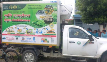 पोखरामा गाउँगाउँबाट कृषि ‘एम्बुलेन्स’ले ल्याउँछ ताजा तरकारी